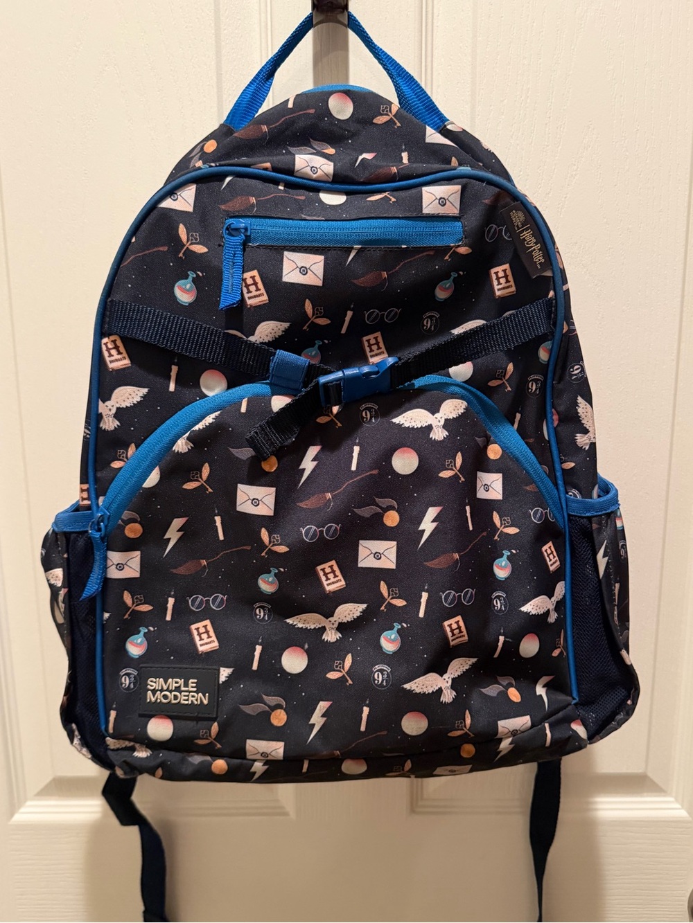 Simple Modern x Harry Potter Hogwarts Backpack Navy Blue School Bag